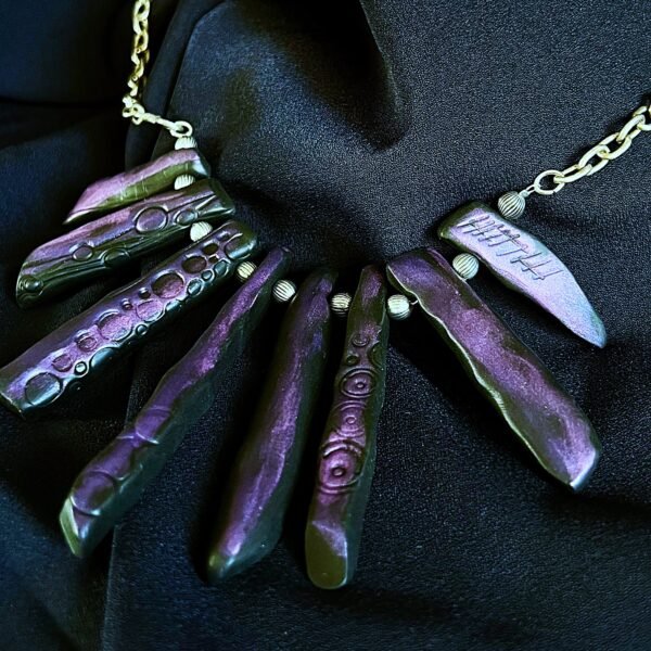 Ancient Wisdom: Handcrafted Monolith Inspired Necklace